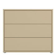 Alice Springs 3 Drawer Chest with Push-to-Open Drawers in Butter Yellow – image 2