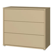 Alice Springs 3 Drawer Chest with Push-to-Open Drawers in Butter Yellow – image 3