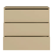 Alice Springs 3 Drawer Chest with Push-to-Open Drawers in Butter Yellow – image 5