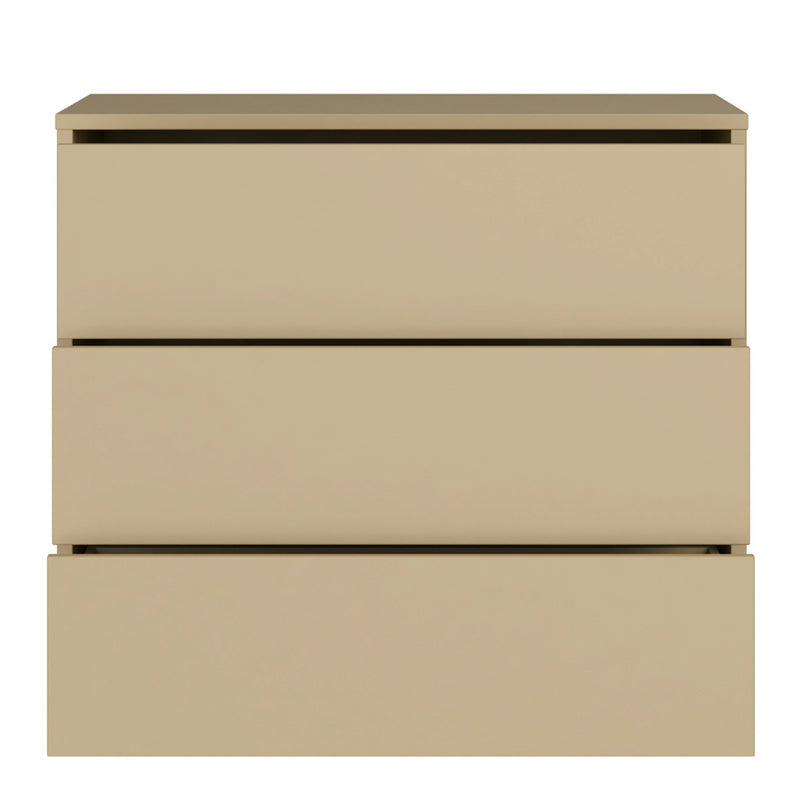 Alice Springs 3 Drawer Chest with Push-to-Open Drawers in Butter Yellow – image 5