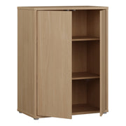 Alice Springs Tall 2 Door Cupboard with Push-to-Open Doors in Elegancia Oak – image 4