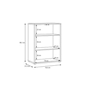 Alice Springs Tall 2 Door Cupboard with Push-to-Open Doors in Elegancia Oak – image 9