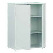 Alice Springs Tall 2 Door Cupboard with Push-to-Open Doors in Light Grey – image 4