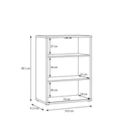 Alice Springs Tall 2 Door Cupboard with Push-to-Open Doors in Sage Green – image 8
