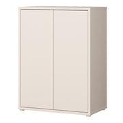 Alice Springs Tall 2 Door Cupboard with Push-to-Open Doors in Sand – image 3