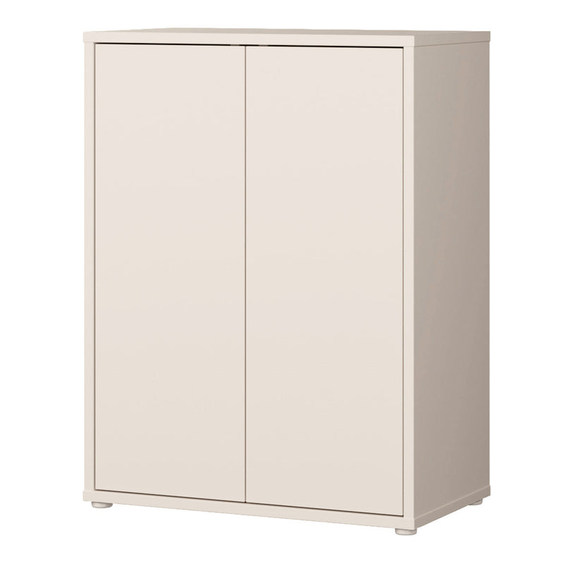 Alice Springs Tall 2 Door Cupboard with Push-to-Open Doors in Sand – image 3