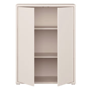 Alice Springs Tall 2 Door Cupboard with Push-to-Open Doors in Sand – image 5