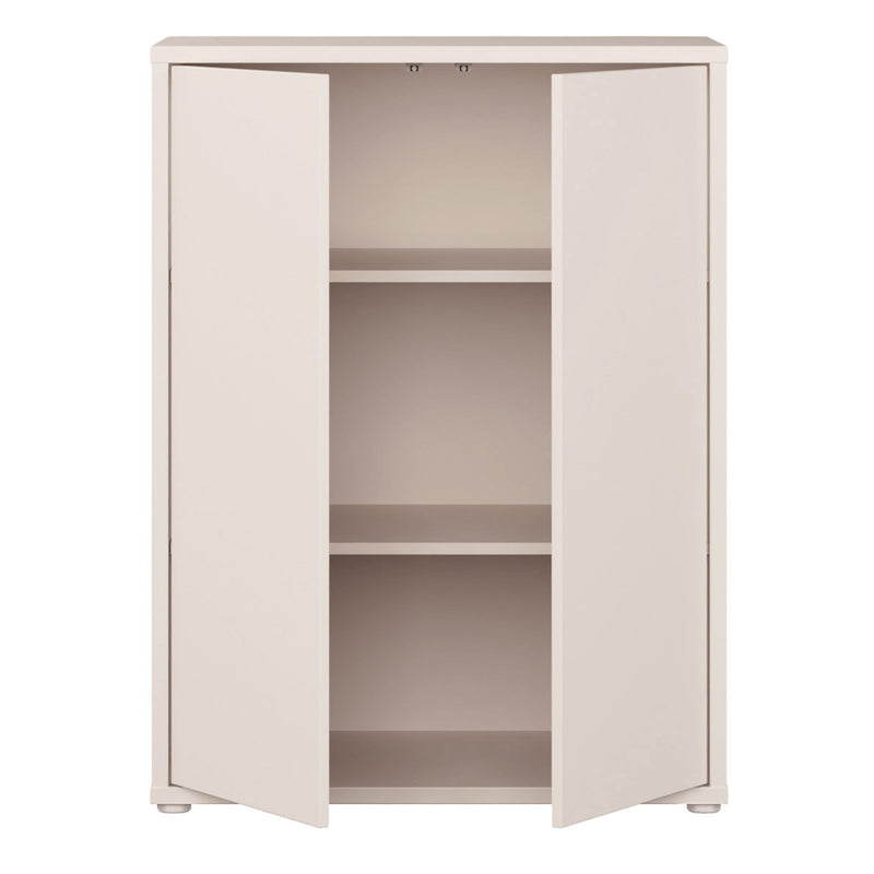 Alice Springs Tall 2 Door Cupboard with Push-to-Open Doors in Sand – image 5