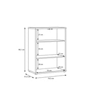 Alice Springs Tall 2 Door Cupboard with Push-to-Open Doors in Sand – image 9