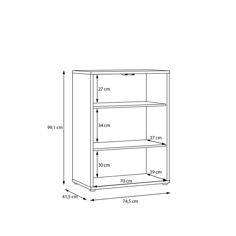 Alice Springs Tall 2 Door Cupboard with Push-to-Open Doors in Sand – image 9