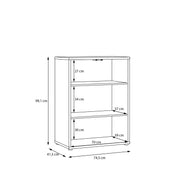 Alice Springs Tall 2 Door Cupboard with Push-to-Open Doors in Taupe – image 8