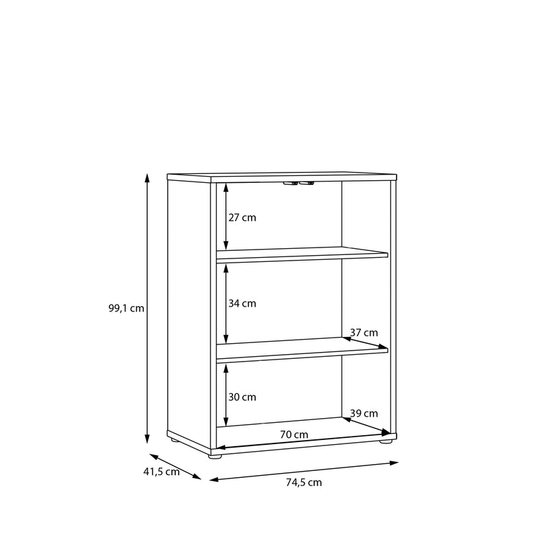 Alice Springs Tall 2 Door Cupboard with Push-to-Open Doors in Taupe – image 8