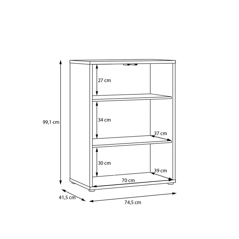 Alice Springs Tall 2 Door Cupboard with Push-to-Open Doors in Butter Yellow – image 9