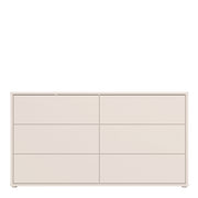 Alice Springs 6 Drawer Wide Chest with Push-to-Open Drawers in Sand – image 2