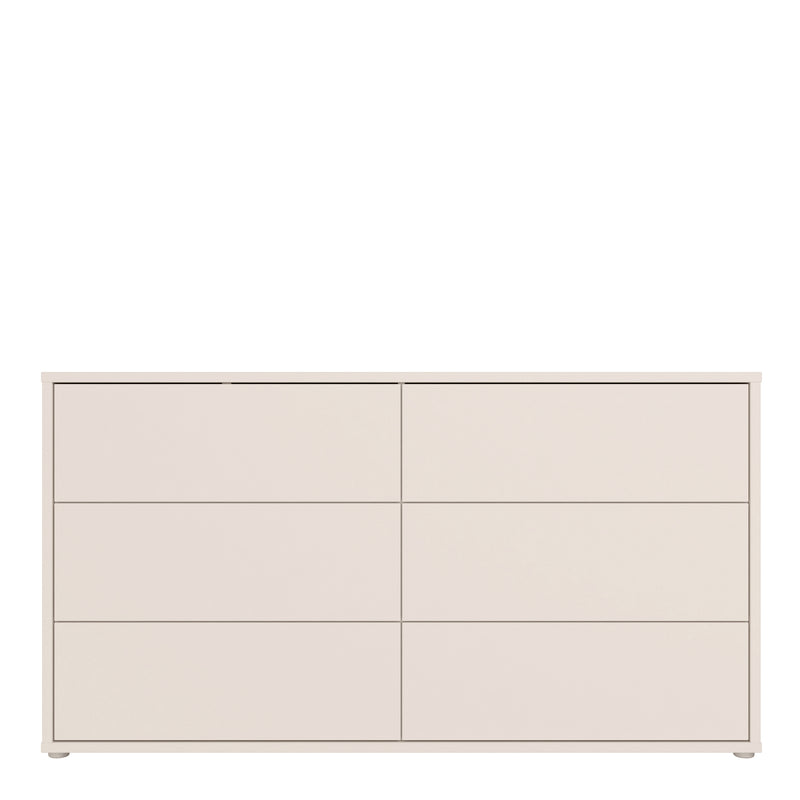 Alice Springs 6 Drawer Wide Chest with Push-to-Open Drawers in Sand – image 2