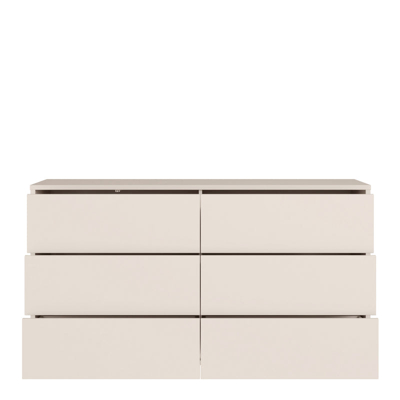 Alice Springs 6 Drawer Wide Chest with Push-to-Open Drawers in Sand – image 5
