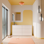 Alice Springs 6 Drawer Wide Chest with Push-to-Open Drawers in Sand – image 6