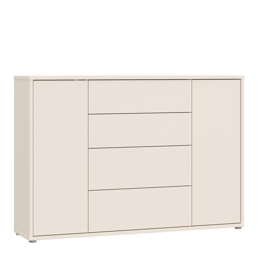 Alice Springs Wide Sideboard with 4 Drawers & 2 Doors with Push-to-Open in Sand – image 1