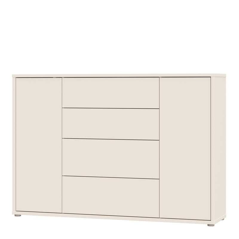 Alice Springs Wide Sideboard with 4 Drawers & 2 Doors with Push-to-Open in Sand – image 3