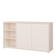 Alice Springs Sideboard with Open Shelving & Push-to-Open Doors in Sand – image 3