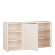 Alice Springs Sideboard with Open Shelving & Push-to-Open Doors in Sand – image 4