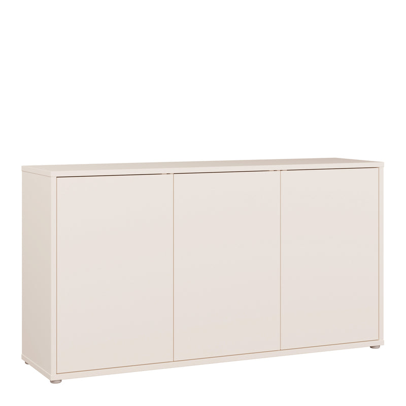 Alice Springs 3 Door Sideboard with Push-to-Open Doors and Drawer in Sand – image 1