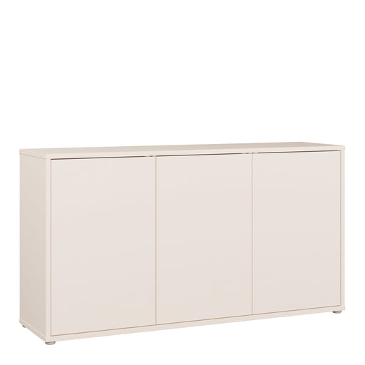 Alice Springs 3 Door Sideboard with Push-to-Open Doors and Drawer in Sand – image 1