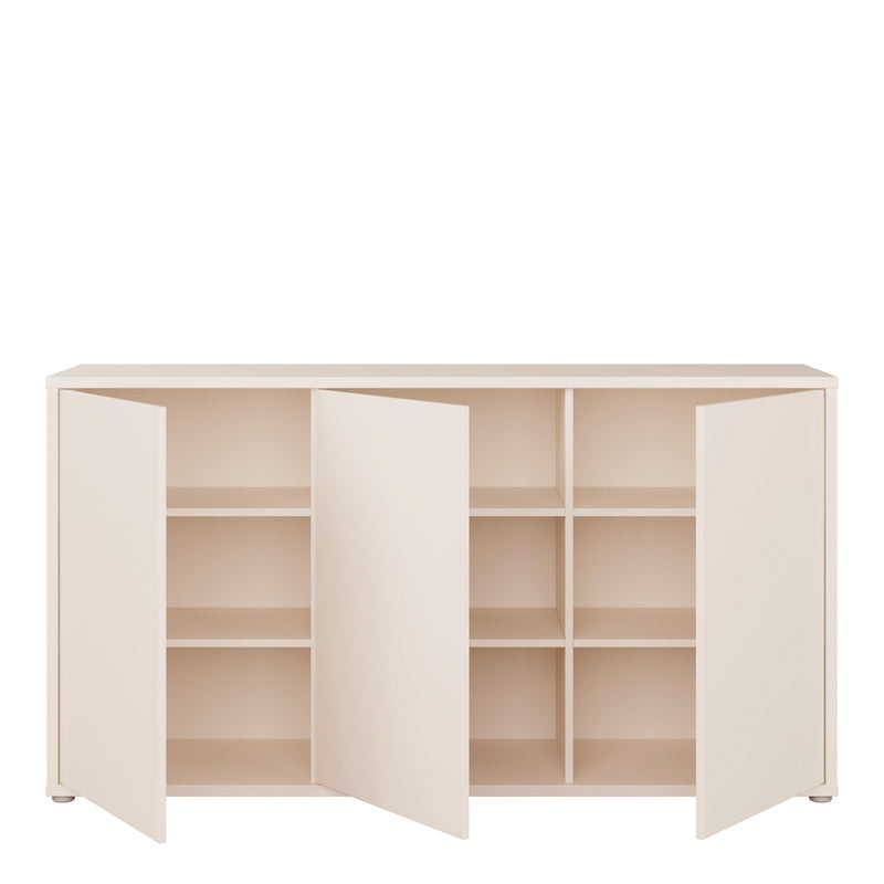 Alice Springs 3 Door Sideboard with Push-to-Open Doors and Drawer in Sand – image 5