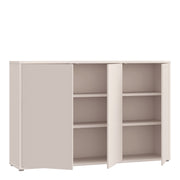 Alice Springs 3 Door Sideboard with Push-to-Open Doors in Sand – image 4