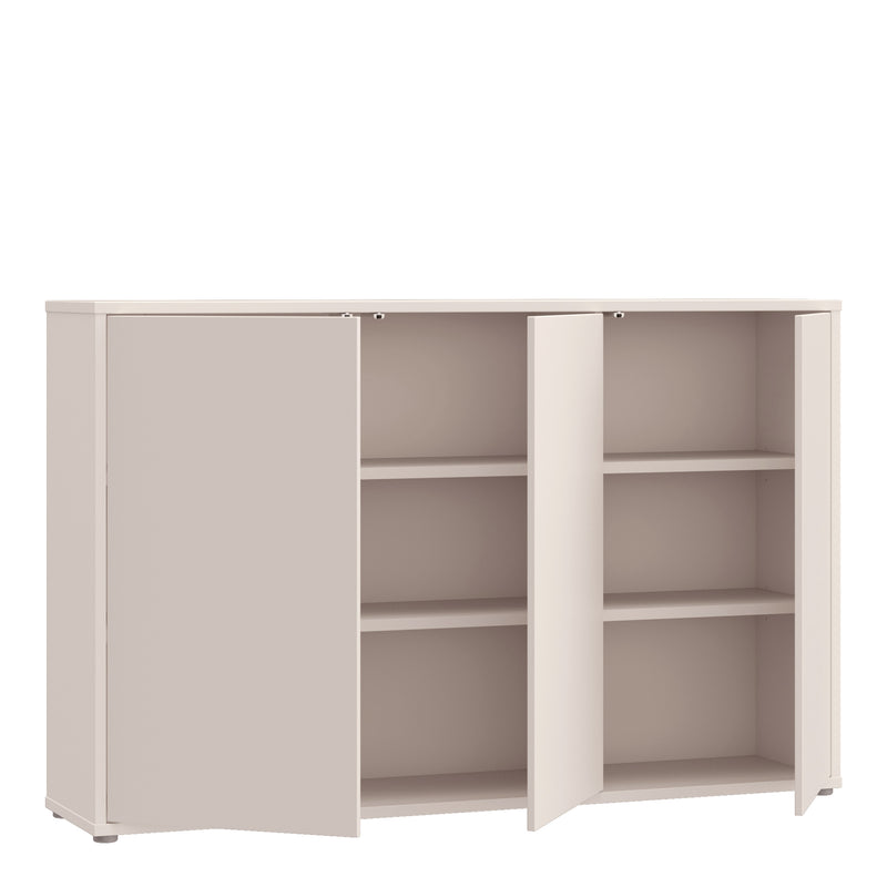 Alice Springs 3 Door Sideboard with Push-to-Open Doors in Sand – image 4