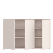 Alice Springs 3 Door Sideboard with Push-to-Open Doors in Sand – image 5