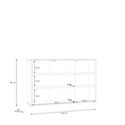 Alice Springs 3 Door Sideboard with Push-to-Open Doors in Sand – image 8
