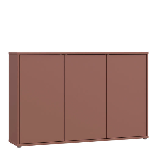 Alice Springs 3 Door Sideboard with Push-to-Open Doors in Terracotta – image 1