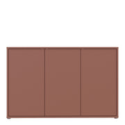 Alice Springs 3 Door Sideboard with Push-to-Open Doors in Terracotta – image 2
