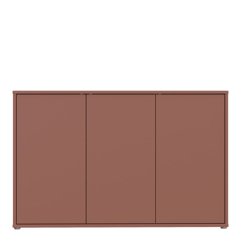 Alice Springs 3 Door Sideboard with Push-to-Open Doors in Terracotta – image 2