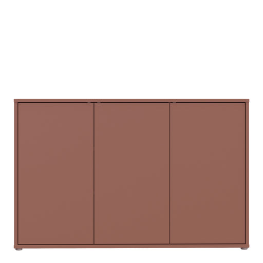 Alice Springs 3 Door Sideboard with Push-to-Open Doors in Terracotta – image 2