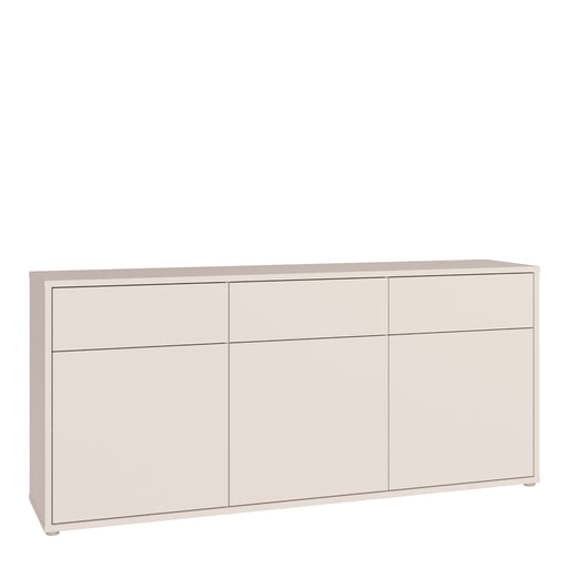 Alice Springs 3 Door 3 Drawer Sideboard with Push-to-Open Drawers in Sand – image 1