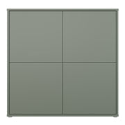 Alice Springs 4 Door Large Storage Cabinet with Push-to-Open Doors in Sage Green – image 2