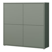 Alice Springs 4 Door Large Storage Cabinet with Push-to-Open Doors in Sage Green – image 3