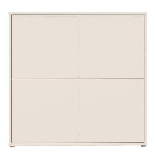 Alice Springs 4 Door Large Storage Cabinet with Push-to-Open Doors in Sand – image 2