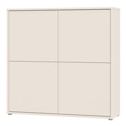 Alice Springs 4 Door Large Storage Cabinet with Push-to-Open Doors in Sand – image 3