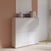 Alice Springs 4 Door Large Storage Cabinet with Push-to-Open Doors in Sand – image 6