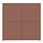 Alice Springs 4 Door Large Storage Cabinet with Push-to-Open Doors in Terracotta – image 2