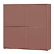 Alice Springs 4 Door Large Storage Cabinet with Push-to-Open Doors in Terracotta – image 3