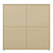 Alice Springs 4 Door Large Storage Cabinet with Push-to-Open Doors in Butter Yellow – image 2