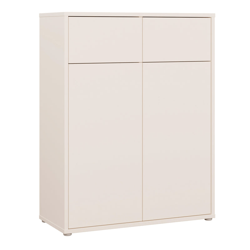 Alice Springs Storage Cabinet with 2 Doors & 2 Drawers with Push-to-Open in Sand – image 1