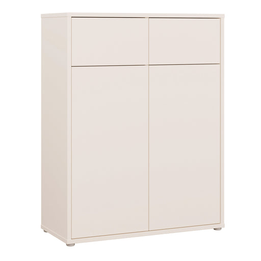 Alice Springs Storage Cabinet with 2 Doors & 2 Drawers with Push-to-Open in Sand – image 1