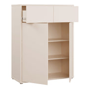 Alice Springs Storage Cabinet with 2 Doors & 2 Drawers with Push-to-Open in Sand – image 4