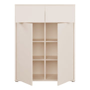 Alice Springs Storage Cabinet with 2 Doors & 2 Drawers with Push-to-Open in Sand – image 5