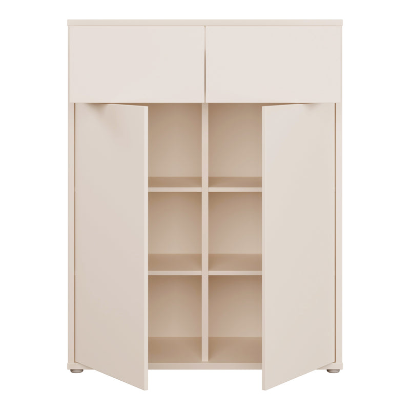 Alice Springs Storage Cabinet with 2 Doors & 2 Drawers with Push-to-Open in Sand – image 5